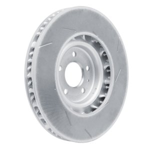 Porsche Macan Brake Rotor (1) - Left Front - R1 Concepts - Slotted Carbon Alloy GeoMET - `15-`23